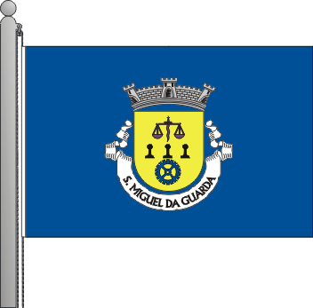 Bandeira da freguesia de So Miguel da Guarda