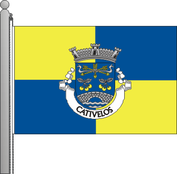 Bandeira da freguesia de Cativelos