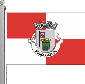 Bandeira da freguesia de Penha Garcia