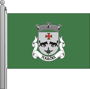 Bandeira da freguesia de Toulões