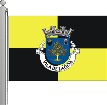 Bandeira do município de Lagoa - Algarve