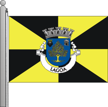 Bandeira do município de Lagoa - Algarve
