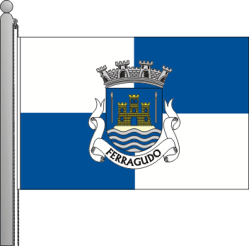 Bandeira da freguesia de Ferragudo