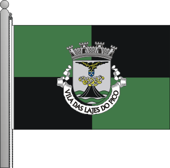 Bandeira do municpio de Lajes do Pico