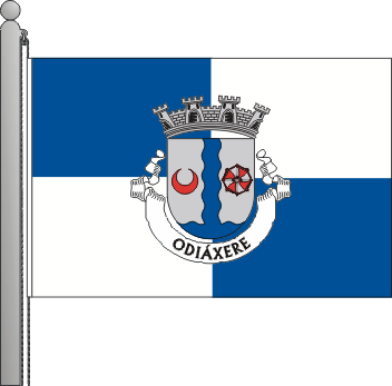 Bandeira da freguesia de Odixere