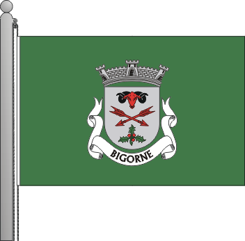 Bandeira da freguesia de Bigorne
