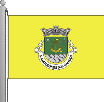 Bandeira da freguesia de So Bartolomeu dos Galegos