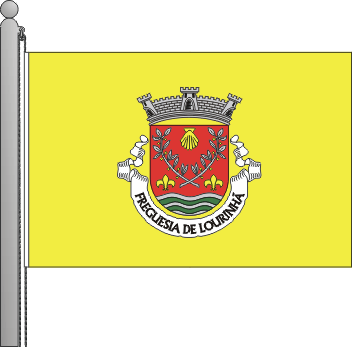 Bandeira da freguesia de Lourinh