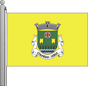 Bandeira da freguesia de Colmeias
