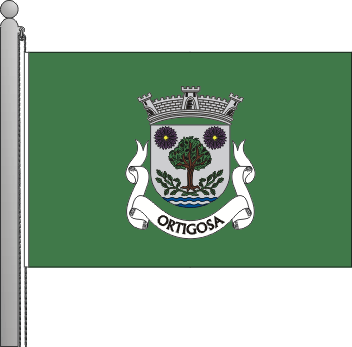 Bandeira da freguesia de Ortigosa