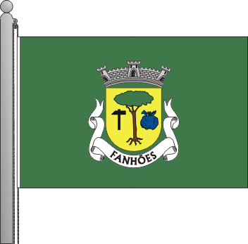 Bandeira da freguesia de Fanhes