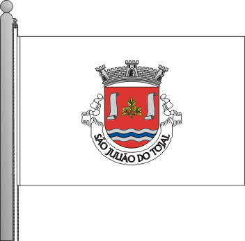Bandeira da freguesia de So Julio do Tojal