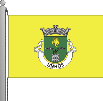 Bandeira da freguesia de Unhos