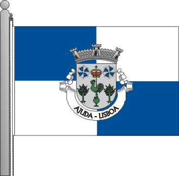 Bandeira da freguesia da Ajuda