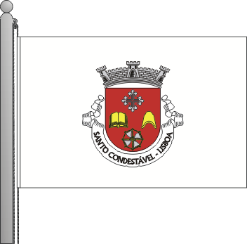 Bandeira da freguesia de Santo Condestvel
