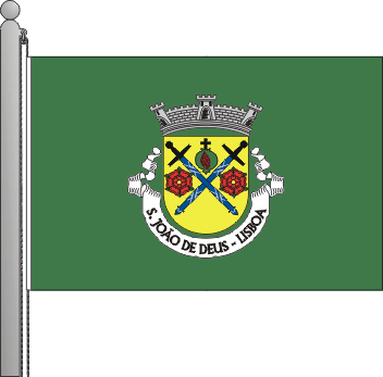 Bandeira da freguesia de So Joo de Deus