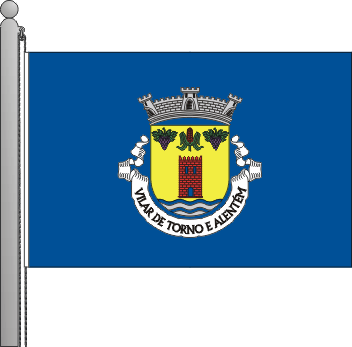 Bandeira da freguesia de Vilar de Torno e Alentém