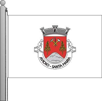 Bandeira da freguesia de Santa Maria de Avioso