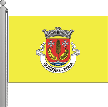 Bandeira da freguesia de Gueifes