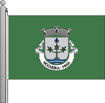 Bandeira da freguesia de Nogueira