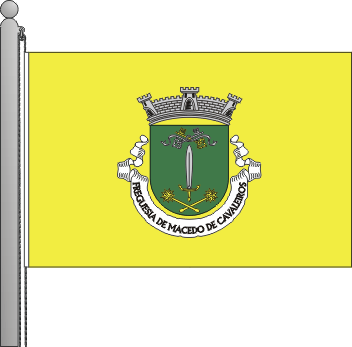 Bandeira da freguesia de Macedo de Cavaleiros