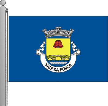 Bandeira da freguesia de Vale da Porca