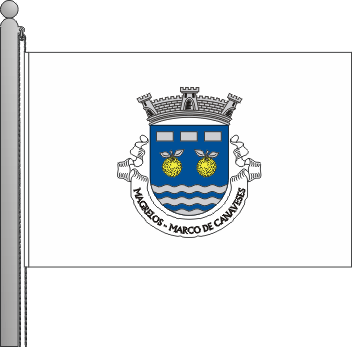 Bandeira da freguesia de Magrelos