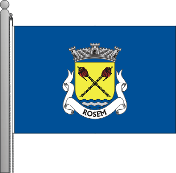 Bandeira da freguesia de Rosem