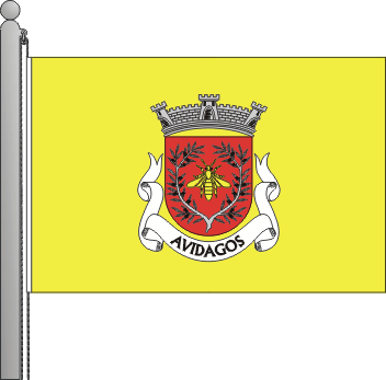 Bandeira da freguesia de Avidagos