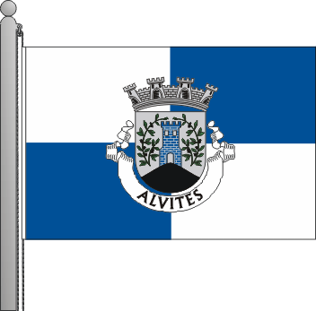 Bandeira da freguesia de Alvites