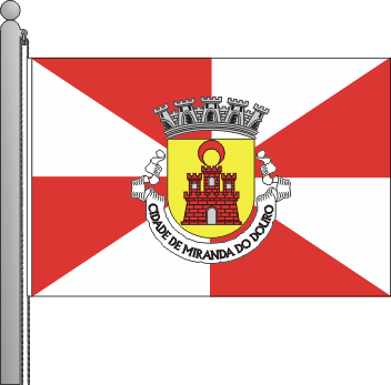 Bandeira do municpio de Miranda do Douro