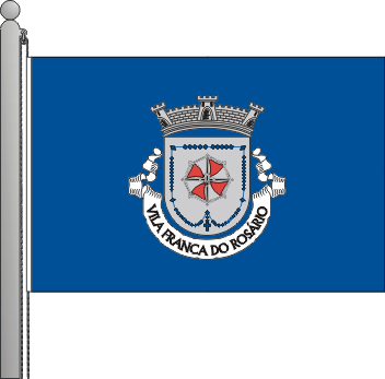Bandeira da freguesia de Vila Franca do Rosrio