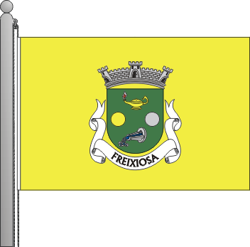 Bandeira da freguesia de Freixiosa