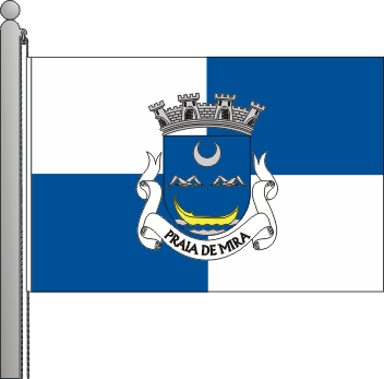 Bandeira da freguesia de Praia de Mira