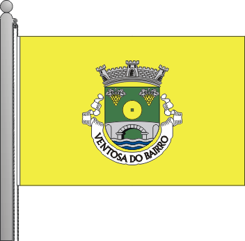 Bandeira da freguesia de Ventosa do Bairro