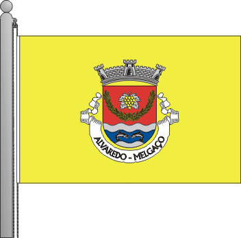 Bandeira da freguesia de Alvaredo