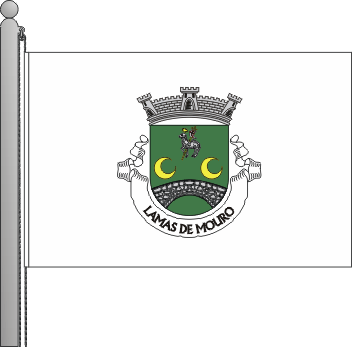 Bandeira da freguesia de Lamas de Mouro