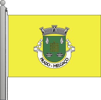 Bandeira da freguesia de Prado
