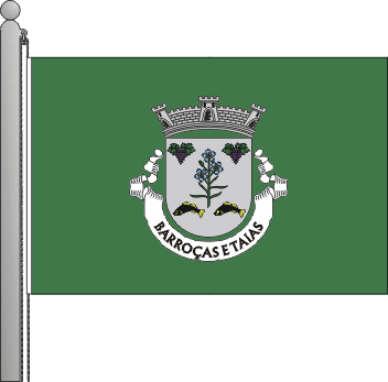 Bandeira da freguesia de Barroas e Taias