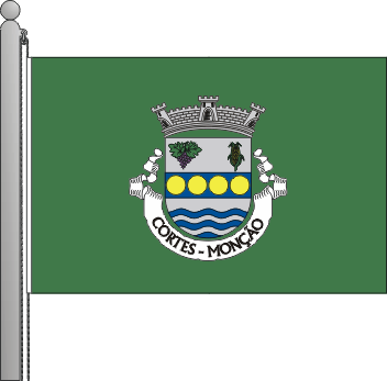 Bandeira da freguesia de Cortes