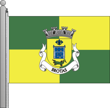 Bandeira da freguesia de Brotas