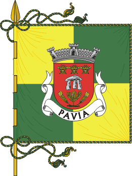 Estandarte da freguesia de Pavia