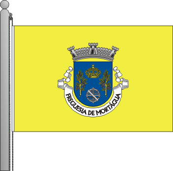 Bandeira da freguesia de Mortgua