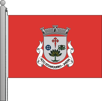 Bandeira da freguesia de Alto Estanqueiro - Jardia