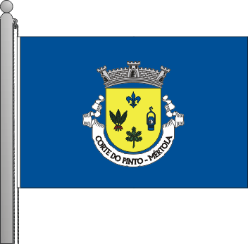 Bandeira da freguesia de Corte do Pinto