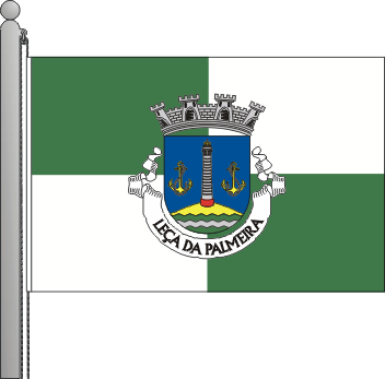 Bandeira da freguesia de Lea da Palmeira