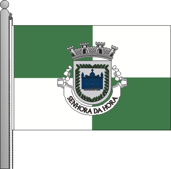 Bandeira da freguesia da Senhora da Hora