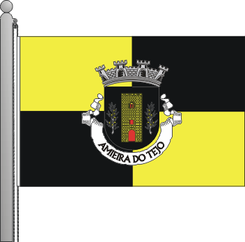 Bandeira da freguesia de Amieira do Tejo