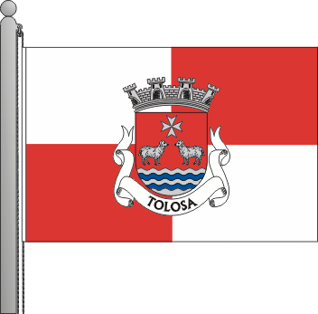 Bandeira da freguesia de Tolosa