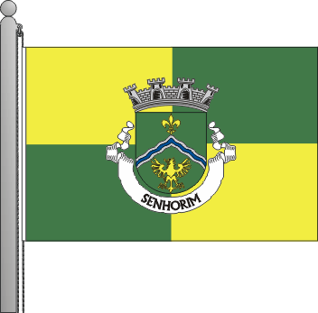 Bandeira da freguesia de Senhorim